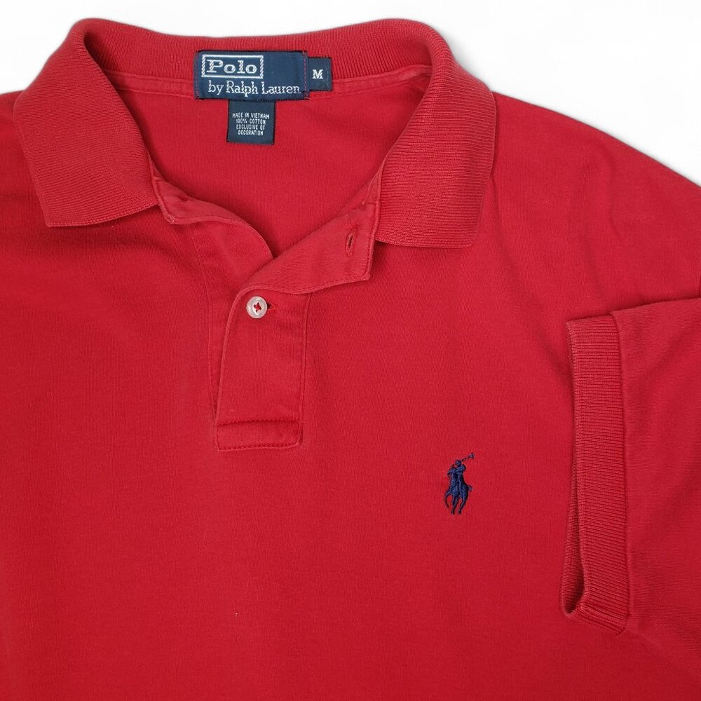 Polo by Ralph Lauren Red Polo Shirt with Navy Pony